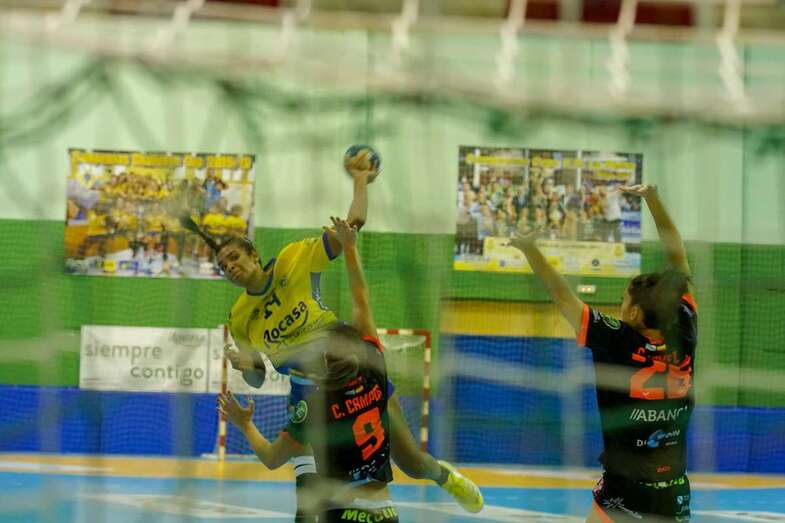 Fase del encuentro jugado este jueves en Telde (Foto TA)